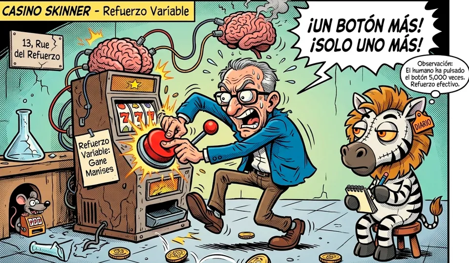 Programas y teorías del reforzamiento | El casino de Skinner: Por qué tu cerebro sigue pulsando el botón