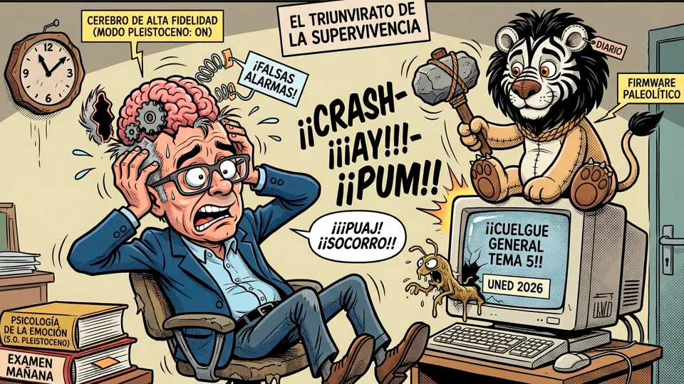 Apuntes Tema 5 Psicología de la Emoción | El Triunvirato de la Supervivencia: Sorpresa, Asco y Miedo en el Cerebro Intensivo