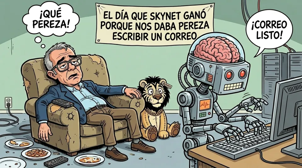 El día que Skynet ganó porque nos daba pereza escribir un correo