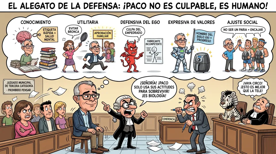 Las cinco funciones de las actitudes