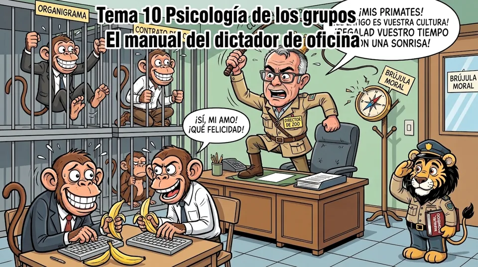 Tema 10 Psicología de los Grupos. El Manual del Dictador de Oficina (Cómo domar a tus siervos corporativos)