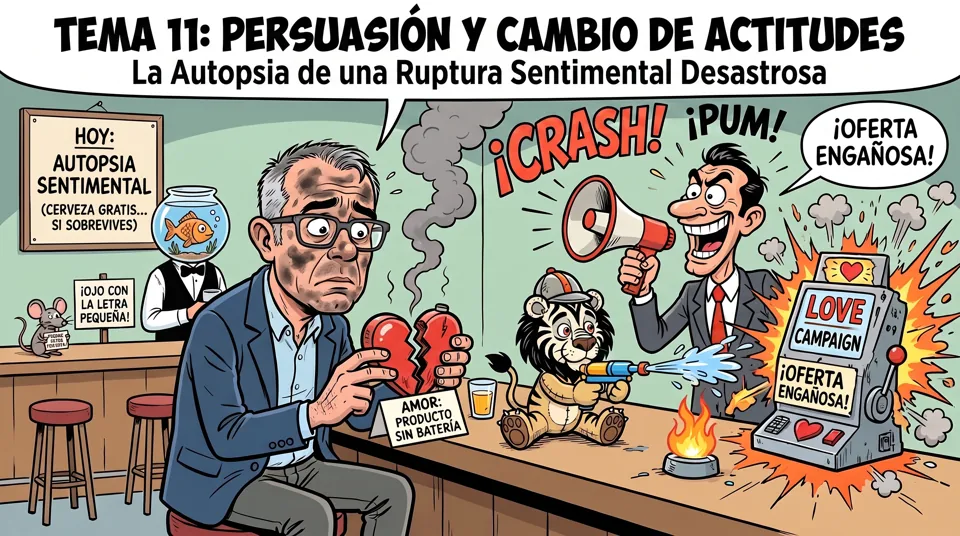 Tema 11 Persuasión y cambio de actitudes. La Autopsia de una Ruptura Sentimental Desastrosa