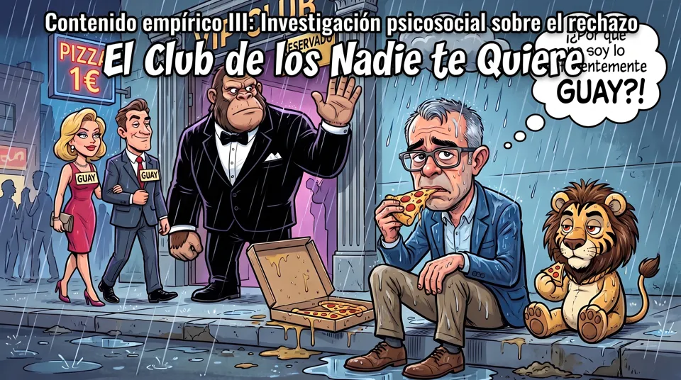 Contenido empírico III Investigación psicosocial sobre el rechazo. El club de los Nadie Te quiere