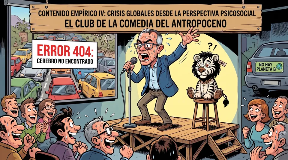 Contenido empírico IV Crisis globales desde la perspectiva social. El club de la comedia del Antropoceno