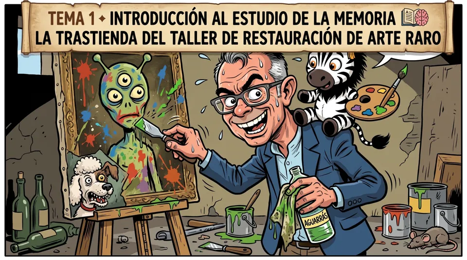 Tema 1 Introducción al estudio de la memoria | La Trastienda del Taller de Restauración de Arte Raro