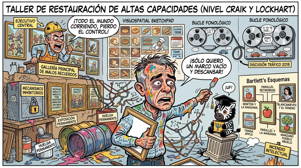Altas Capacidades y memoria | El taller del restaurador desquiciado