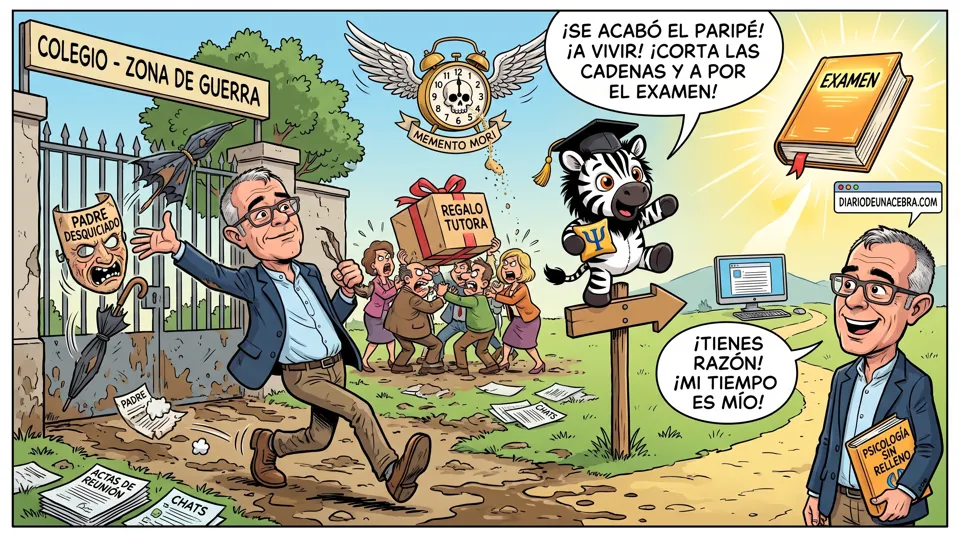 Memento mori: el tiempo no se recupera recortando cartulinas