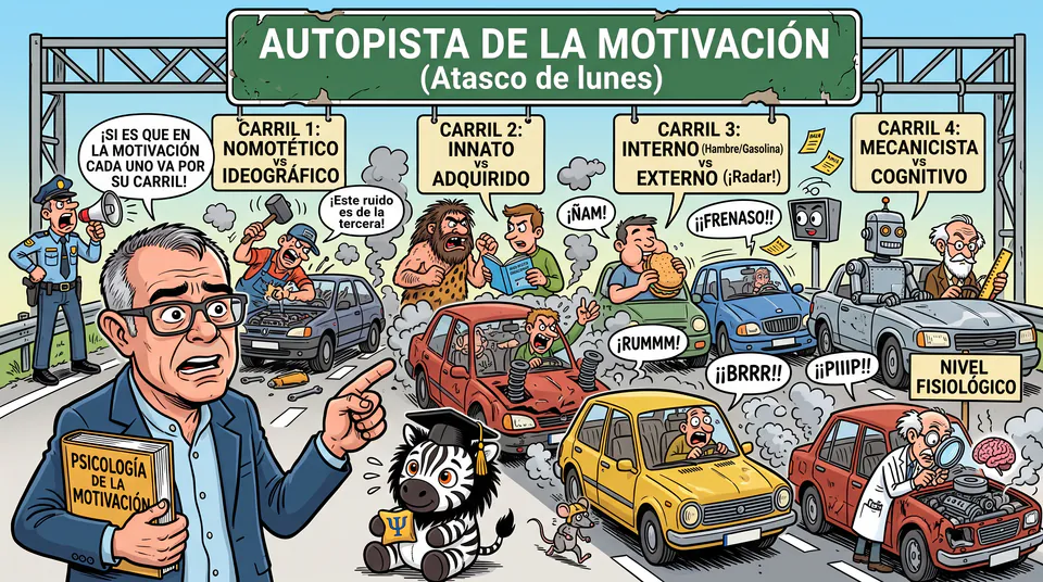 Dimensiones en el estudio de la motivación y niveles de análisis | Los cuatro carriles del análisis