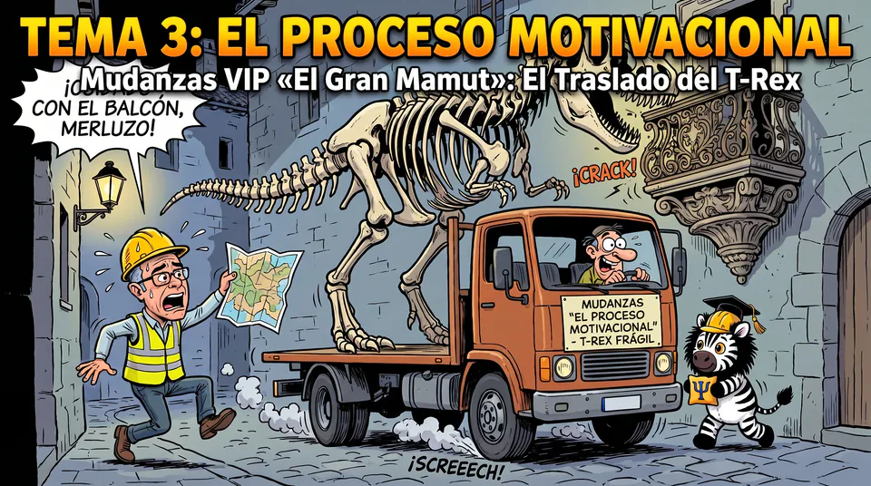 Tema 3 El proceso motivacional | Mudanzas VIP "El Gran Mamut": El Traslado del T-Rex