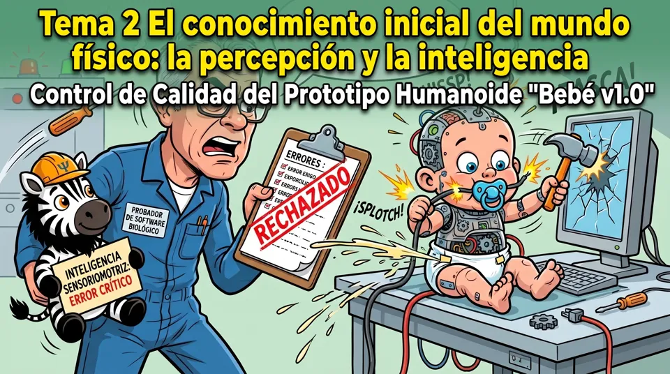 Tema 2 El conocimiento inicial del mundo físico: la percepción y la inteligencia | Control de Calidad del Prototipo Humanoide "Bebé v1.0"