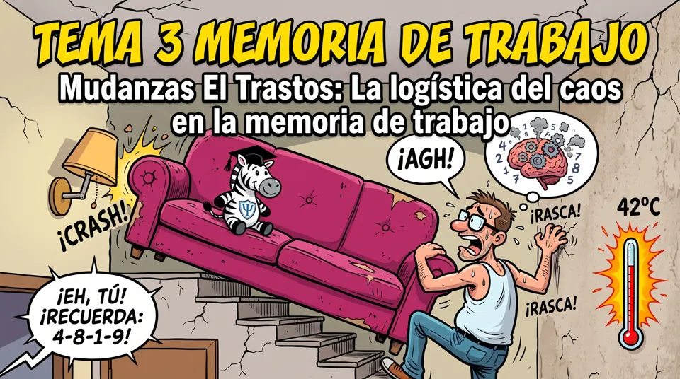 Tema 3 Memoria de trabajo | Mudanzas "El Trastos": La logística del caos en la memoria de trabajo